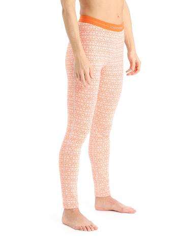 Snow / Flash Icebreaker Merino 250 Vertex Leggings Alpine Geo Women's One Piece & Sets | AU 1791ZUTG